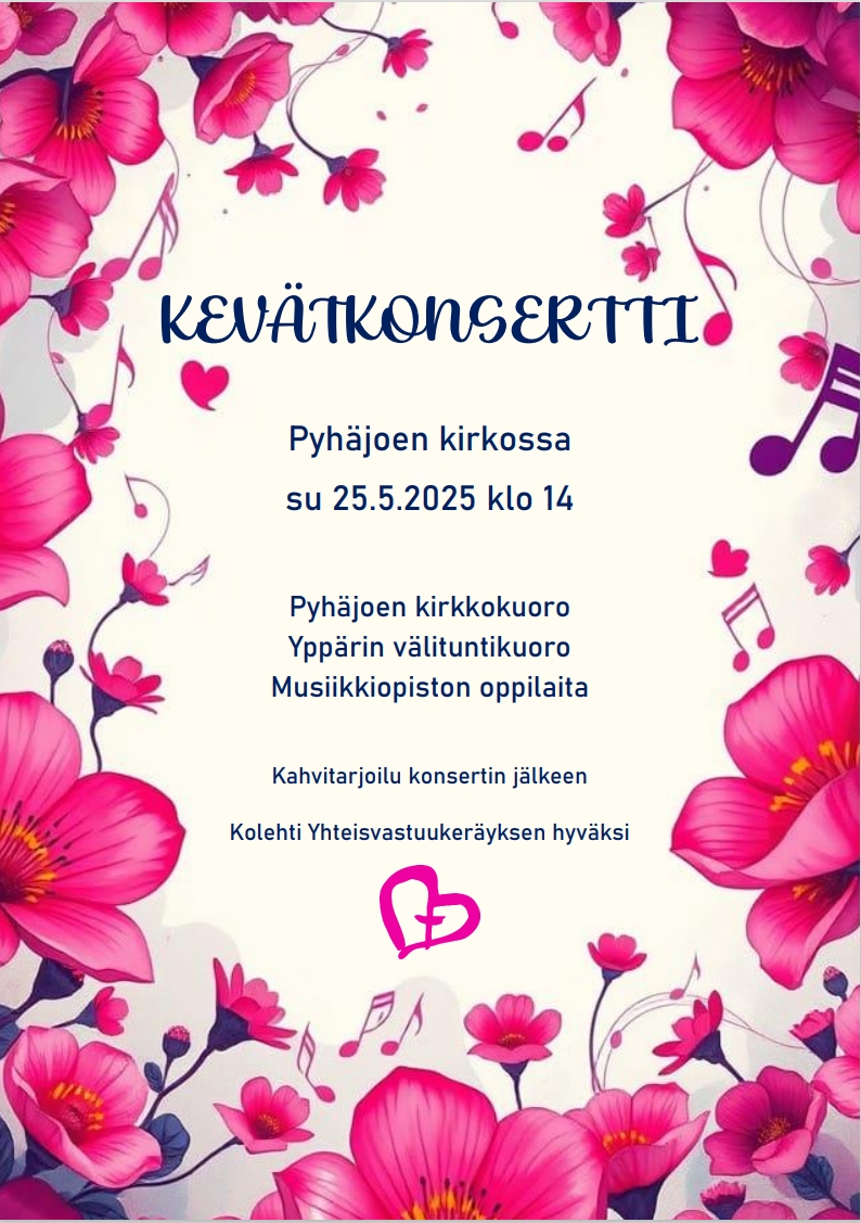 Kevätkonsertti Yhteisvastuukeräyksen hyväksi kevätkonsertti